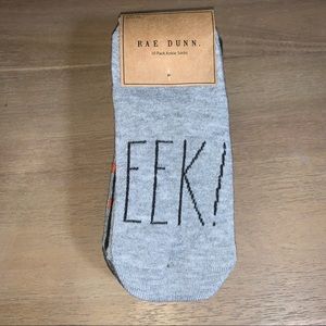 Rae Dunn Halloween Ankle Socks 10 Pack Size 5-10 - EEK!, Haunted, Spooky NWT